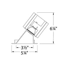 Load image into Gallery viewer, WAC Lighting HR3LEDT418PS930WT Tesla PRO 3.5&quot; LED Round 30-45 Degree Adjustable Trim with Light Engine 3000K Narrow Beam 90CRI, (90+ CRI), White
