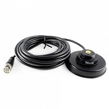 Load image into Gallery viewer, 1233-BNC Black 3 1/4&quot; Magnet Mount NMO Mag Mount 17 foot Antenna Cable Roof or Trunk
