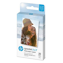 Load image into Gallery viewer, HP Sprocket 2x3&quot; Premium Zink Sticky Back Photo Paper (20 Sheets) Compatible with HP Sprocket Photo Printers.
