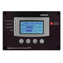 Load image into Gallery viewer, Xantrex 809-0921 Freedom SW Xanbus System Control Panel (SCP) For use with Freedom SW 2012 (815-2012) &amp; Freedom SW 3012 (815-3012) Inverter/Chargers, Graphical 128x64 pixel LCD display
