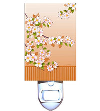 Load image into Gallery viewer, Almond Blossoms on Wood Decorative Night Light
