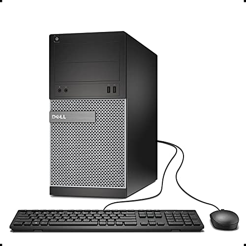 DELL Optiplex 3010 TW Tower High Performance Business Desktop Computer, Intel Quad Core i5-3470 up to 3.6GHz, 8GB RAM, 2TB HDD, DVD, USB 3.0, WiFi, Windows 10 Pro (Renewed)']