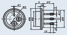 Load image into Gallery viewer, S.U.R. &amp; R Tools Transistors Silicon KP707D analoge RFM6N50, 2N6762, STM4N50/3 USSR 2 pcs
