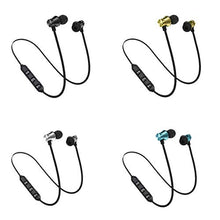 Load image into Gallery viewer, Bluetooth V4.2+EDR Wireless Head Phones Athlete Sport Series, 4-Colors, Dual Track, Stereo HiFi w/mic,Excellent Base (Black)
