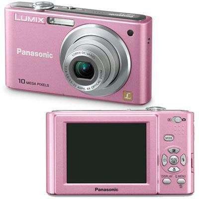 Panasonic DMC-F2K Lumix 10.1MP Digital Camera with 4x Optical Zoom (Pink)