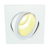 SLV Lighting 1701561U Dente Recessed Lighting Trim, Matte White Finish