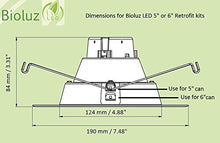 Load image into Gallery viewer, 8-Pack Bioluz LED 6&quot; BRIGHTEST RETROFIT (120 Watt Replacement) WARM WHITE UL-listed Dimmable Retrofit LED Recessed Lighting Fixture - 2700K Warm White LED Ceiling Light - 1200 Lumen Recessed Downlight
