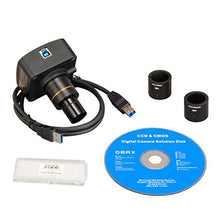 Load image into Gallery viewer, OMAX - A3550U3 5MP USB3.0 Digital Camera for Microscope with 0.01mm Calibration Slide (Windows 8 &amp; 10, Mac OS X, Linux Compatible)
