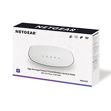 Load image into Gallery viewer, NETGEAR Insight WiFi Access Point, PoE, Mid-Range, Easy Setup and Free Remote Management, 5-Year Warranty [No Power Adapter] (WAC505), White
