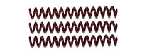 Spiral Binding Coils 7mm (9/32 x 15-inch Legal) 4:1 [pk of 100] Maroon (PMS 188 C)