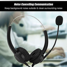 Load image into Gallery viewer, FOSA USB Call Center Headphone with Microphone, Noise Canceling Call Center Headset Compatible with Computer Telephone Desktop for Phone Sales, Telephone Counseling Services, Insurance, Hospitals
