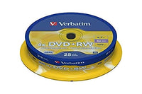 Verbatim 43489 DVD+RW, 4.7 Gb, 4x, Spindle, 25 Pieces
