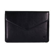 Load image into Gallery viewer, MediaDevil Apple iPad Mini 1/2/3/4 Leather Case (Black with Black Stitching and Inner) - Artisansuit Genuine European Leather Case
