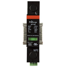 Load image into Gallery viewer, ASI ASISP180-1P UL 1449 4th Ed. DIN Rail Mounted Surge Protection Device, Screw Clamp Terminals, 1 Pole, 120 Vac, Pluggable MOV Module
