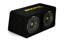Load image into Gallery viewer, Alpine MRV-M500 Amplifier and a Kicker DCWC102 Dual CompC 10&quot; Subwoofers in Ported Enclosure 2-Ohm - Includes Wire kit
