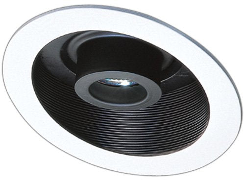 Elco Lighting EL1610B S6 6 Low Voltage Retrofit Trim - Adjustable Spot with Baffle