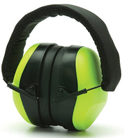 Pyramex PM80 Series Ear Muff NRR26dB, Individually-Packaged, High-Vis Lime Green