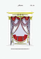 French Empire Alcove Bed No. 24 12x18 Giclee On Canvas