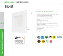 Load image into Gallery viewer, Westgate 15 Watt 6&quot; Inch Recessed Lighting Kit with Baffle Trim - Square Shaped LED Retrofit Downlight - Premium Dimmable Light Fixture - Best Ceiling Lights - ETL Listed (3000K Soft White 1 Pack)
