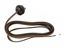 Load image into Gallery viewer, Replacement Lamp Cord Rayon Covered with bakelite Round Plug 10&#39; Wire Parts
