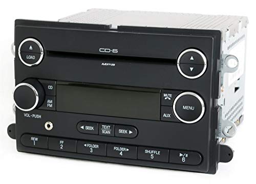 1 Factory Radio AM FM 6 Disc CD Player w Aux Input Compatible with 2008-09 Ford Taurus Mercury Sable 8G1T-18C815-CA (Renewed)