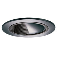 HALO Recessed 992TBZ 4-Inch Trim Wall Wash Tuscan and Scoop, Black Baffle, Bronze