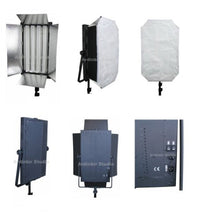 Load image into Gallery viewer, &quot;Ardinbir Studio Video 4-Bank 1100W 5400K Daylight Continuous Fluorescent Light Panel Kit with Barndoor, White diffuser &amp; Eggcrate Grid &quot;

