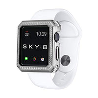 SKYB Deco Halo Silver Protective Jewelry Case for Apple Watch Series 1, 2, 3, 4, 5 Devices - 38mm