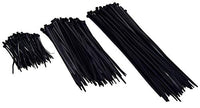 300 Pcs Heavy Duty Nylon Cable Zip Ties Self Locking Assorted Sizes 4, 7, 11 Inch UV Resistant