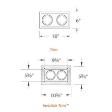 Load image into Gallery viewer, WAC Lighting MT-216-WT/WT Multi Spot Trim for Mt216Hmr16
