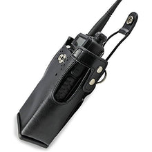 Load image into Gallery viewer, abcGoodefg Motorola Hard Leather Case Carrying Holder Holster for Motorola Two Way Radio HT750 HT1250 HT1550 GP320 GP340 GP360
