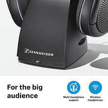 Load image into Gallery viewer, SENNHEISER RS 135 On-Ear Wireless RF Headphones with Charging Cradle
