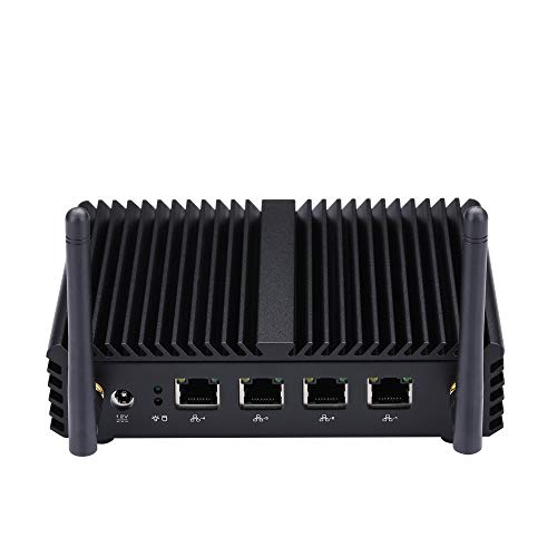 Firewall Micro Appliance Qotom-Q190G4N-S07 8G ram 64G SSD WiFi Intel Celeron Processor J1900 4*USB VGA Low Heat Low Power 4 LAN Perfect OPNsense Appliance