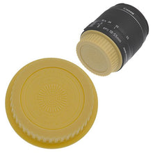 Load image into Gallery viewer, Fotodiox Designer (Gold) Lens Rear Cap Compatible with Canon EOS EF and EF-S Lenses
