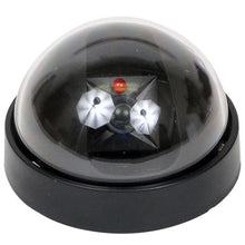 Load image into Gallery viewer, VideoSecu 3 Fake Dummy Dome Imitation Security Cameras Flashing LED Red Light Cost-effective CCTV Simulated Home Surveillance with Bonus Warning Stickers ME2
