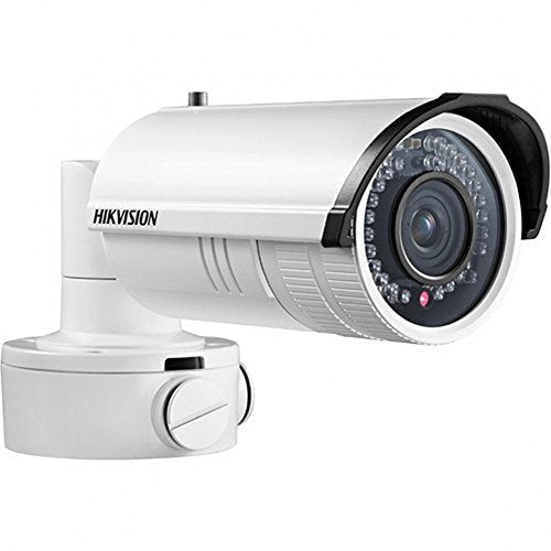 Hikvision 1.3MP WDR IR Outdoor Bullet Network Camera with 2.8-12mm Motorized Varifocal Lens, H264, Day/Night, IP66, Heater, PoE+/12VDC