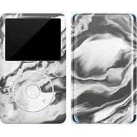 Skinit Decal MP3 Player Skin Compatible with iPod Classic (6th Gen) 80GB - Officially Licensed Originally Designed Grey Marble Ink Design