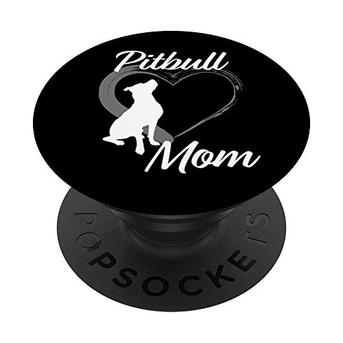 Pitbull Mom on Black