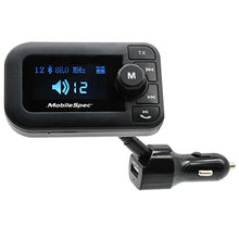Load image into Gallery viewer, Mobile Spec 12V Charger with 2.1A USB Port, FM Transmitter, Hands-Free Mic, and Large LED Display
