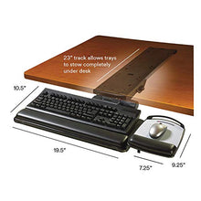 Load image into Gallery viewer, 3M Easy-Adjust Keyboard Tray with Adjustable Platform, 23 Inch Track (AKT150LE)
