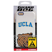 Load image into Gallery viewer, Guard Dog Collegiate Hybrid Case for iPhone 6 Plus / 6s Plus  UCLA Bruins  White
