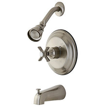 Load image into Gallery viewer, KINGSTON BRASS KB2638ZX Millennium Tub and Shower Faucet, Brushed Nickel
