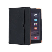Load image into Gallery viewer, JYtrend New 2017 iPad 9.7 Case (2017 Released) Multi-Angle Viewing Stand Leather Folio Smart Cover with Big Front Pocket Auto Wake Up/Sleep for A1822 A1823 BRW Black
