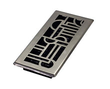 Load image into Gallery viewer, Decor Grates Adh410 Nkl Floor Register, 4x10, Brushed Nickel
