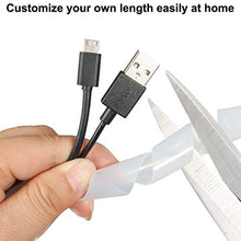 Load image into Gallery viewer, uxcell 2pcs Spiral Wire Wrap Cable Wrap Cord 18mm x 11ft PE Polyethylene Tubing for Computer Cable
