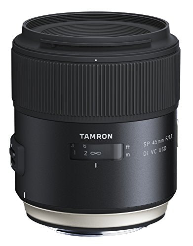 Tamron F1.8 VC 45mm USD Lens for Canon - Black, F013E