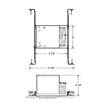 Load image into Gallery viewer, Juno Lighting IC1LED G4 06LM 120 FRPC 27K, 90CRI - 4&quot; IC-Rated New Construction Recessed Housing, 120V, Warm White
