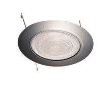 Load image into Gallery viewer, 6 Inches Albalite Lens Shower Trim for Recessed Light-(Black)-Fits Halo/Juno
