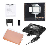 YONGNUO YN300 III YN-300 III LED Video Light Panel Adjustable Color Temperature Bi Color 3200K-5600K