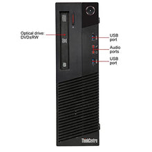 Load image into Gallery viewer, 2018 Lenovo Think Center M93P SFF Desktop PC,Intel Quad Core I5-4570 up to 3.6G,8GB, 240GB SSD,DVD,WiFi,BT 4.0,HDMI,USB 3.0,VGA,DP Port,W10P64 (Renewed)-Support-English/Spanish
